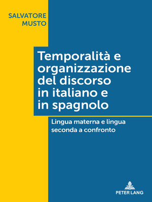 cover image of Temporalità e organizzazione del discorso in italiano e in spagnolo